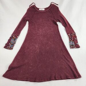 ABLE Dress Womens Small S Burgundy USA made 217019-A Ladies